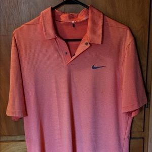 Orange Tiger Woods Nike Polo
